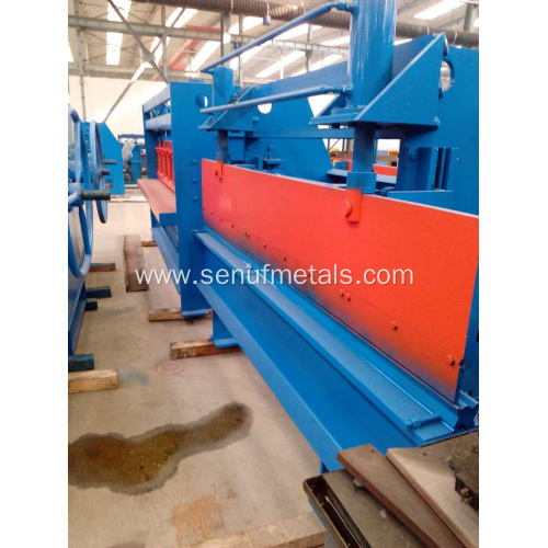 Hydraulic bending cutting-shearing roll forming machine